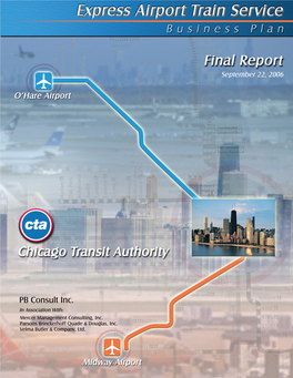 CTA Strategic Business Plan for Express Airport Train Service