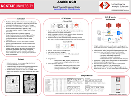 Arabic OCR Poster V2.Pptx