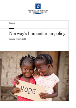 Norway's Humanitarian Policy