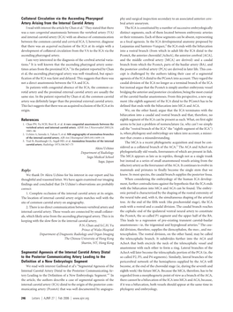 Collateral Circulation Via the Ascending Pharyngeal Artery