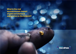 What Is the Real Socioeconomic Impact of Gold and Diamond Exploration in the Amazon? What Is the Real Socioeconomic Impact