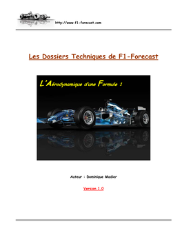 Les Dossiers Techniques De F1-Forecast