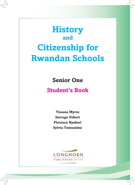 History Citizenship for Rwandan Schools