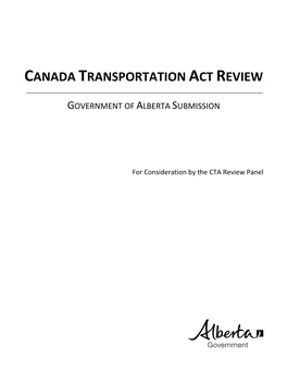 Canada Transportation Act Review