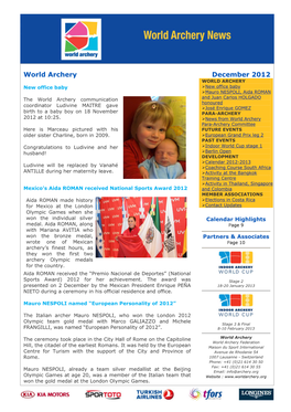 World Archery December 2012