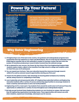 Power up Your Future! Welcome to Gator Engineering