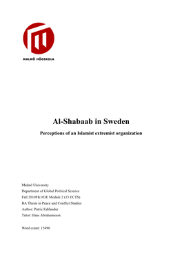 Al-Shabaab in Sweden