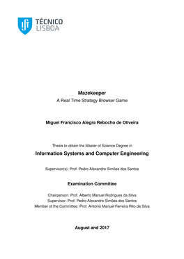 Mazekeeper Information Systems and Computer Engineering