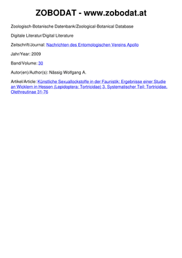 PDF-Files (Basierend Auf Scans) Her­Un­Ter­Ge­Laden Wer­Den Können.] 29 (3): 127–148