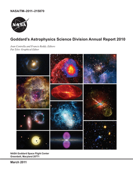 Goddard's Astrophysics Science Division Annual Report 2010 5B