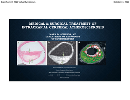 Medical & Surgical Treatment of Intracranial Cerebral