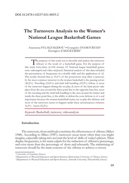 The Turnovers Analysis to the Women's National League