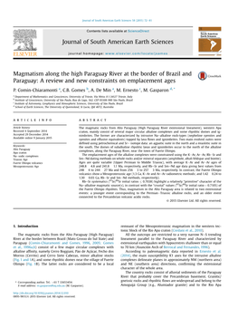 Magmatism Along the High Paraguay River at the Border of Brazil and Paraguay: a Review and New Constraints on Emplacement Ages