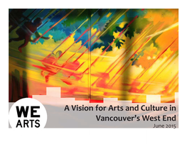 A Vision for Arts and Culture in Vancouver's West
