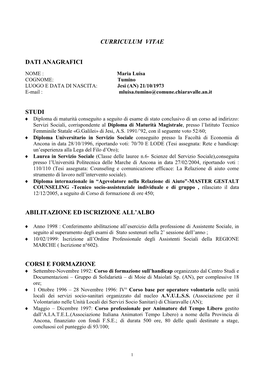 Curriculum Vitae