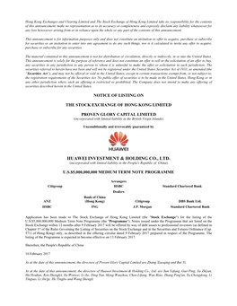 Huawei Investment & Holding Co., Ltd