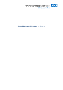 Annual Report and Accounts 2013-2014