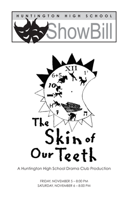 The Skin of Our Teeth by Thornton Wilder Act I Director Home, Excelsior, New Jersey