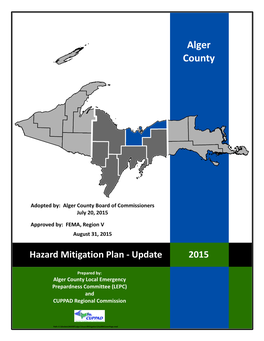 Alger County Hazard Mitigation Plan 2015