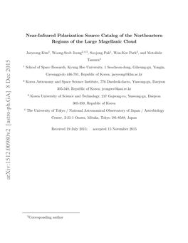 Near-Infrared Polarization Source Catalog of the Northeastern Regions of the Large Magellanic Cloud