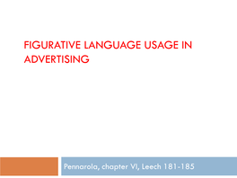 Ad As Persuasive Language