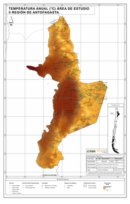 (°C) Área De Estudio Ii Región De Antofagasta