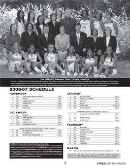 1 2006-07 Schedule