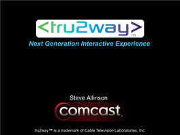 Tru2way Overview