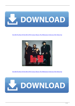 Dru Hillthe Best of Dru Hill 20Th Century Masters the Millennium Collection Full Album Zip