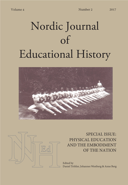 Physical Education As an Emerging School Subject in the Nineteenth Century Daniel Tröhler Johannes Westberg