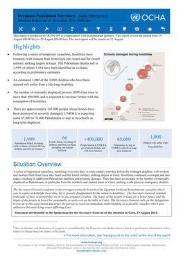 Ocha Opt Sitrep 20 08 2014.Pdf (English)