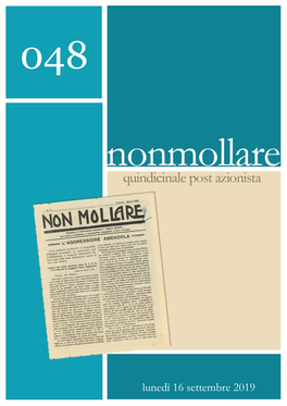 048 Nonmollare [16 Settembre 2019]