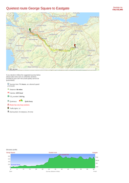 Quietest Route George Square to Eastgate #34,733,495
