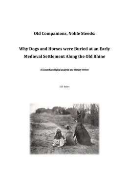 Why Dogs and Horses Were Buried at an Early Medieval Settlement Along the Old Rhine