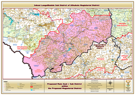 Proposed Main Seat / Sub District Within the Proposed Magisterial