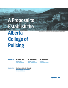 The Alberta College of Policing