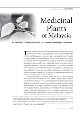 Medicinal Plants of Malaysia