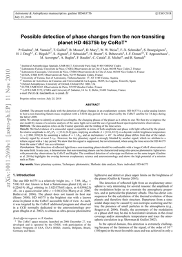 Possible Detection of Phase Changes from the Non-Transiting Planet HD