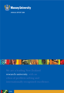 The Annual Report of Massey University 2005