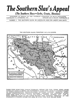 The Southern Slav's Appeal (The Southern Slavs~Serhs, Croats, Slovenes)