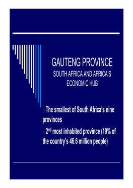 Gauteng Province