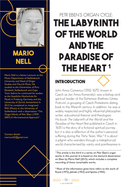 The Labyrinth of the World and the Paradise of the Heart.Pdf (3.198Mb)