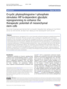 O-Cyclic Phytosphingosine-1-Phosphate