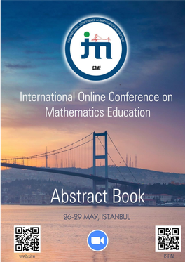 International Online Conference on Mathematics Education May, 26-29