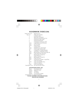 Mid Wessex League Handbook 2016