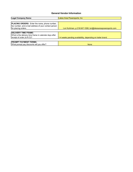 2020 Floe Trailer Pricing