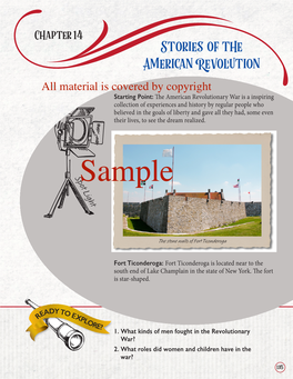 American Revolution Timeline” in Your Student’S Journal