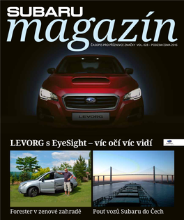 LEVORG S Eyesight – Víc Očí Víc Vidí