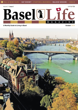 October 2018 a Monthly Guide to Living in Basel