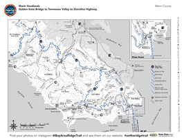 Marin Headlands Marin County Golden Gate Bridge to Tennessee Valley to Shoreline Highway
